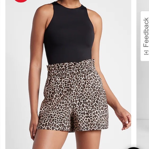 Super high waisted paper bag shorts - Picture 2 of 2